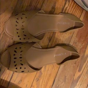 Tan sandals